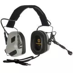 EARMOR - M32 PLUS Tactical Headset Grey-M32-GY-PLUS-EU